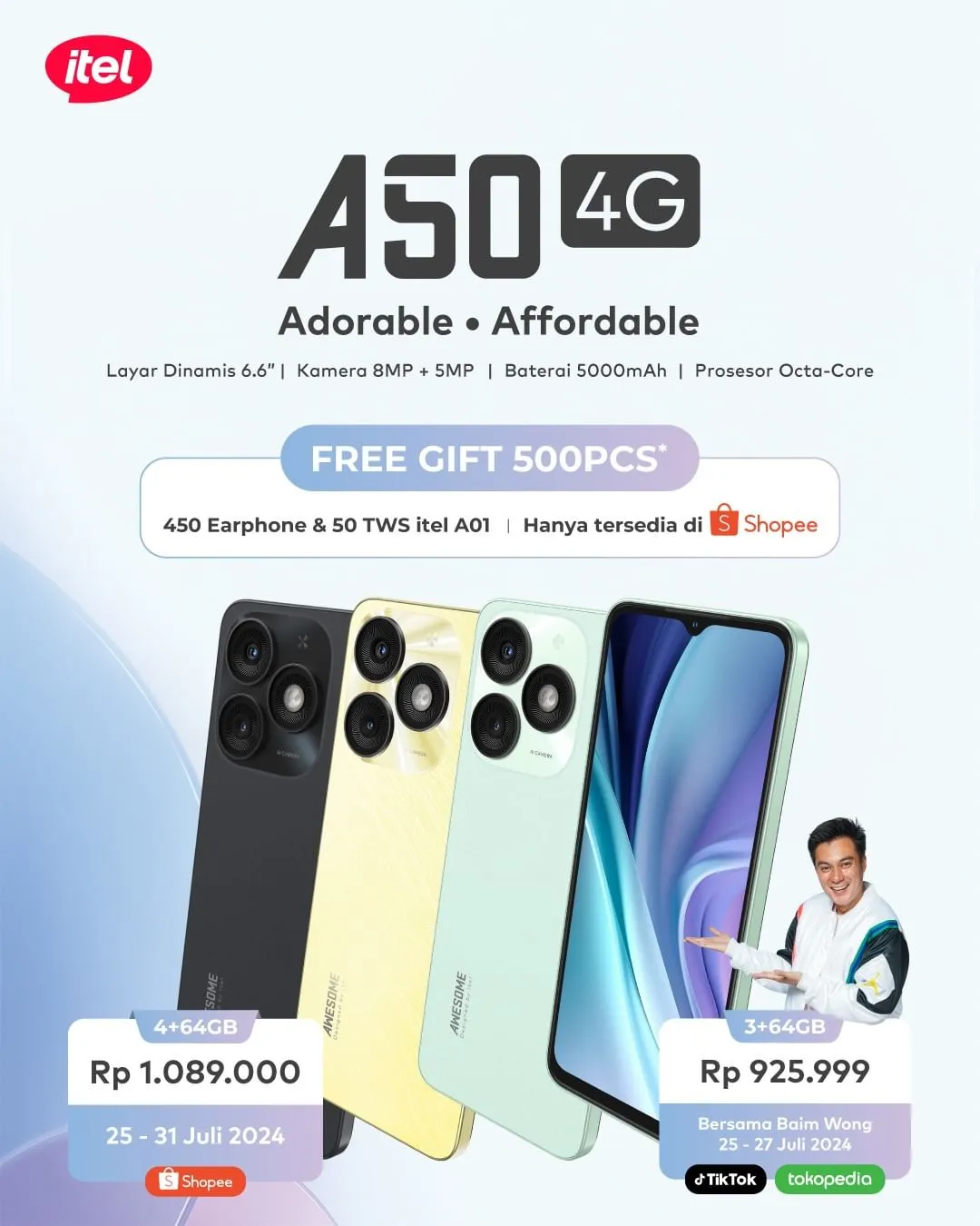 Review Lengkap Handphone Itel A50: Spesifikasi dan Fitur Utama