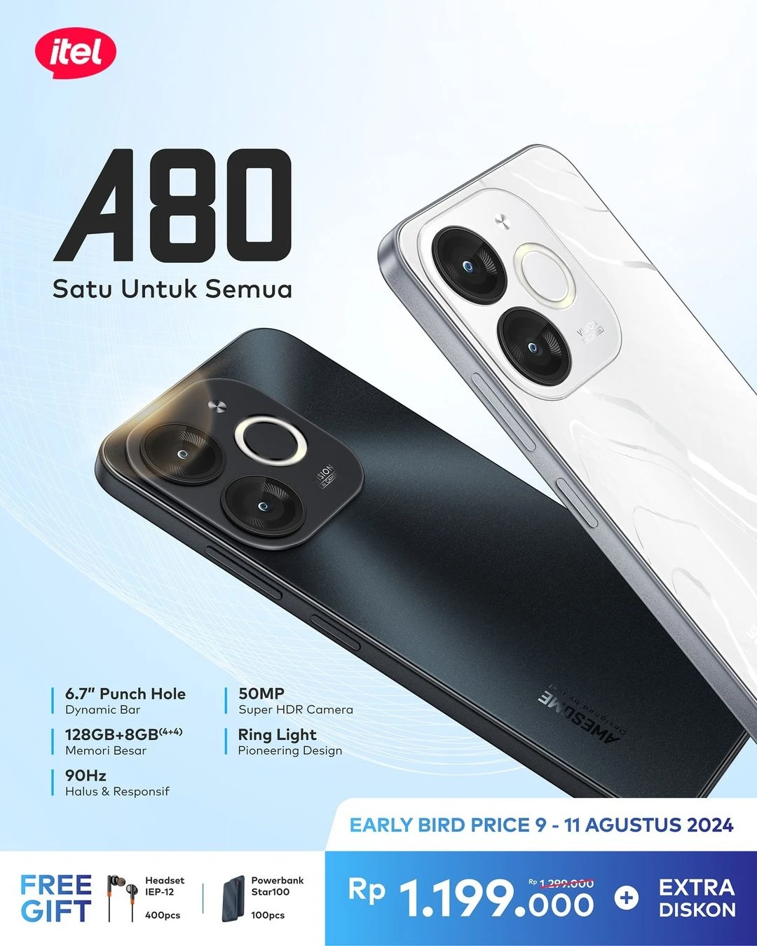Spesifikasi dan Fitur Handphone Itel A80 Terbaru 2024