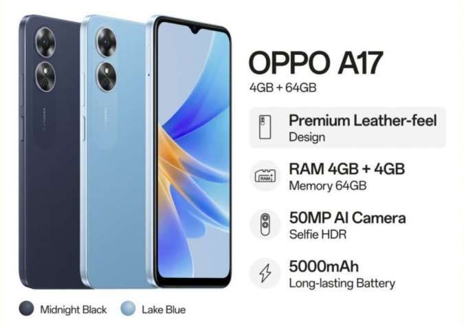 Ulasan Lengkap OPPO A17: Spesifikasi dan Fitur Utama