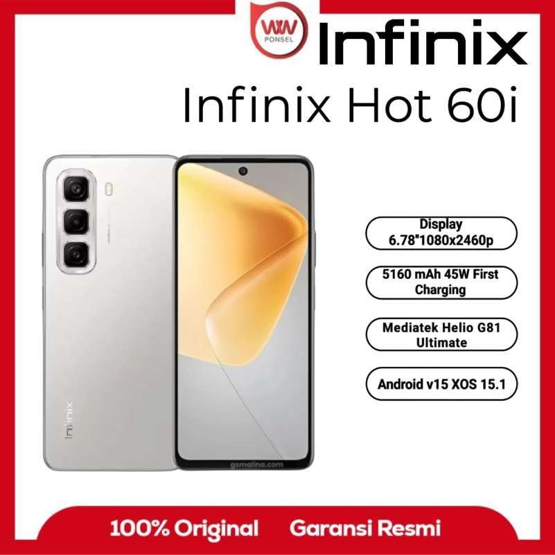 Spesifikasi dan Ulasan Handphone Infinix HOT 60i Terbaru